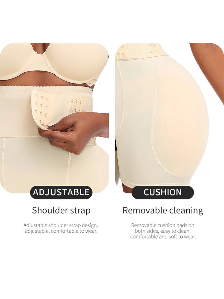 High Waist Removable Pad Butt Enhancer Tummy Control Shapewear