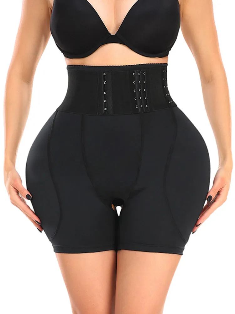 High Waist Removable Pad Butt Enhancer Tummy Control Shapewear