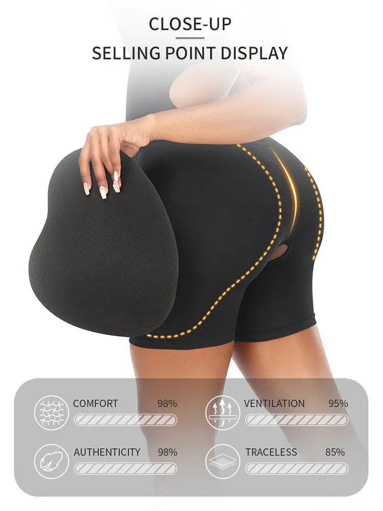 Hip Enhancing Suspenders Tummy Control Shaper Bodysuit