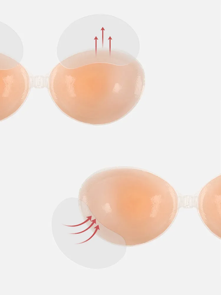 Invisible Lifting Sticker and Sheer Strap Bra Accessory