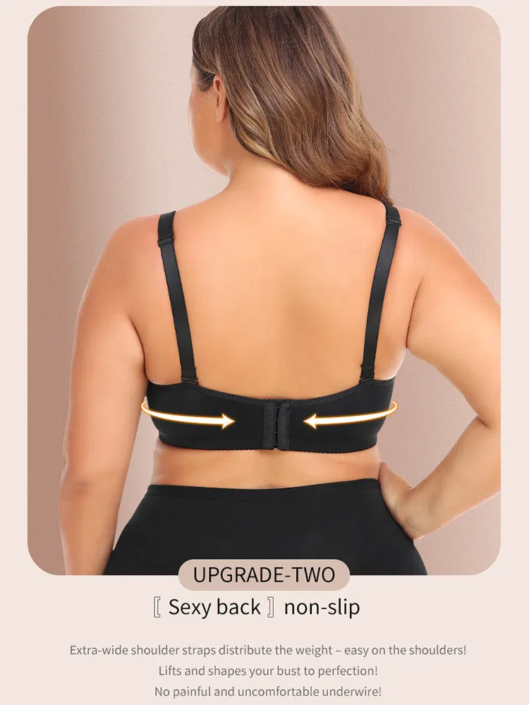 Lace Lift-Up Sports Bra & High-Waisted Thong Set for Women