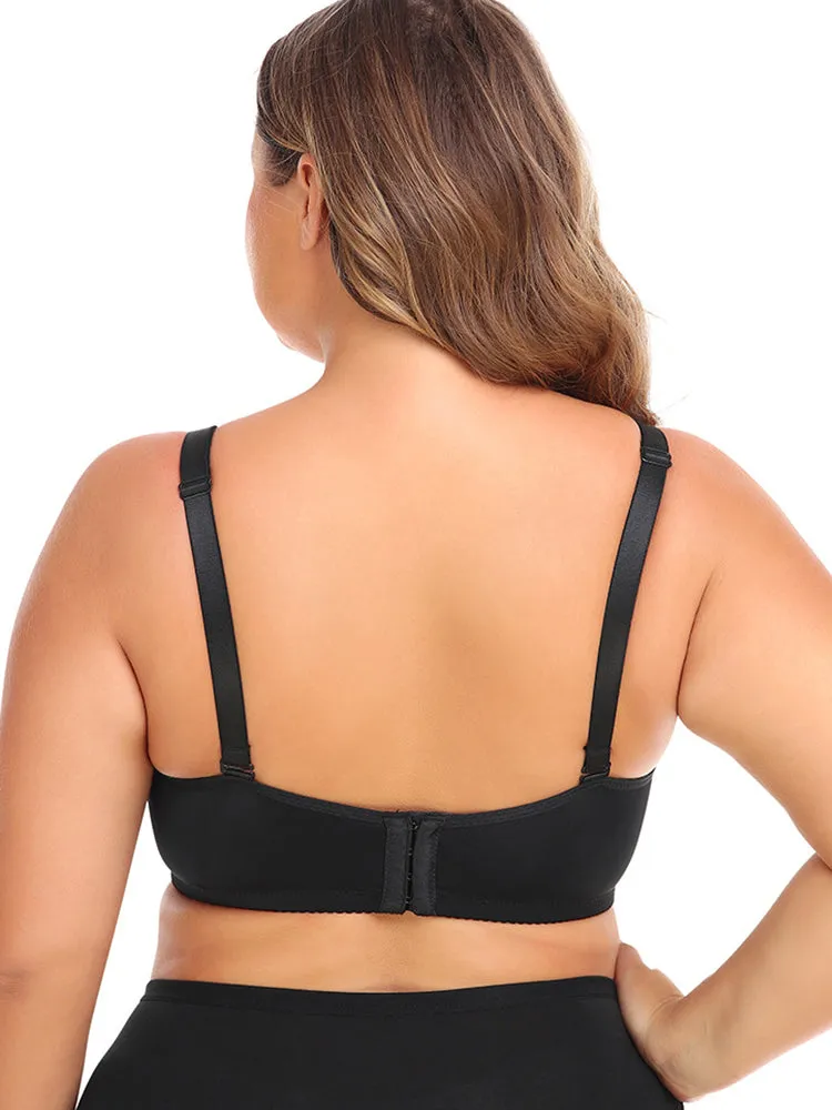 Lace Lift-Up Sports Bra & High-Waisted Thong Set for Women