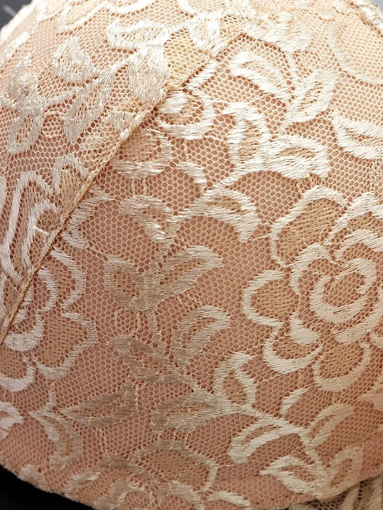 Lace Push Up Adhesive Invisible Backless Plunge Bra