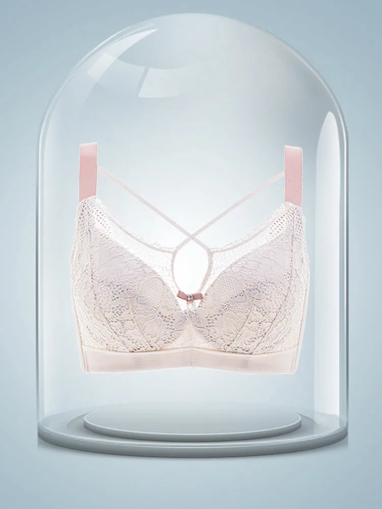 Lace Sexy Lightly Padded Minimizer Bra