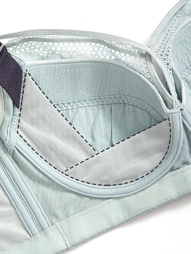 Lace Sexy Lightly Padded Minimizer Bra