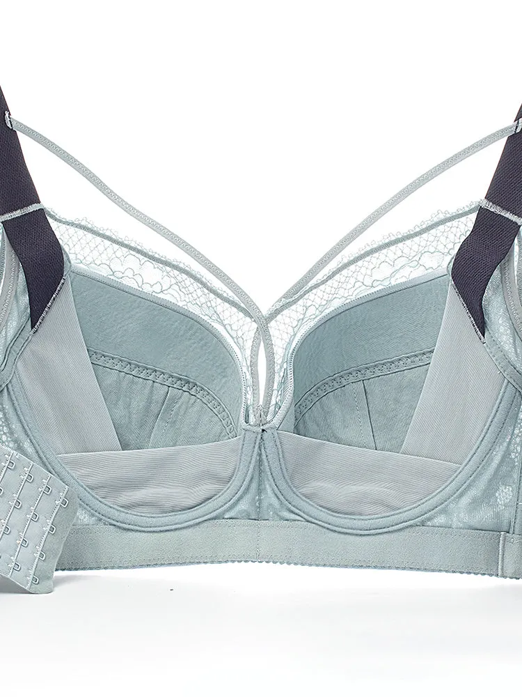 Lace Sexy Lightly Padded Minimizer Bra