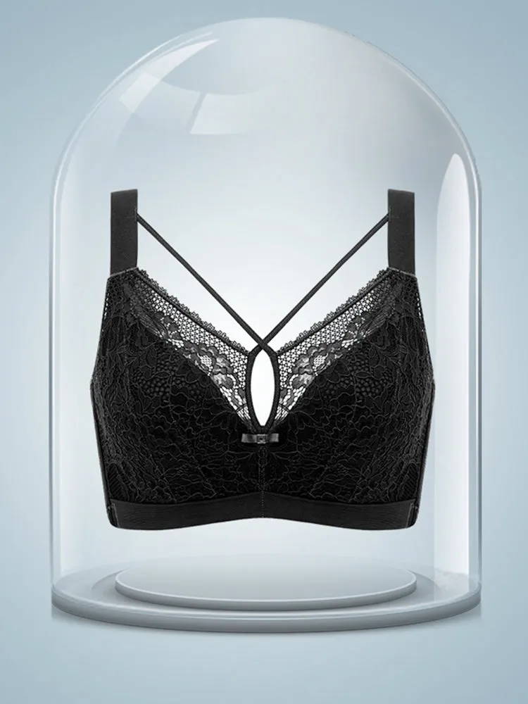 Lace Sexy Lightly Padded Minimizer Bra