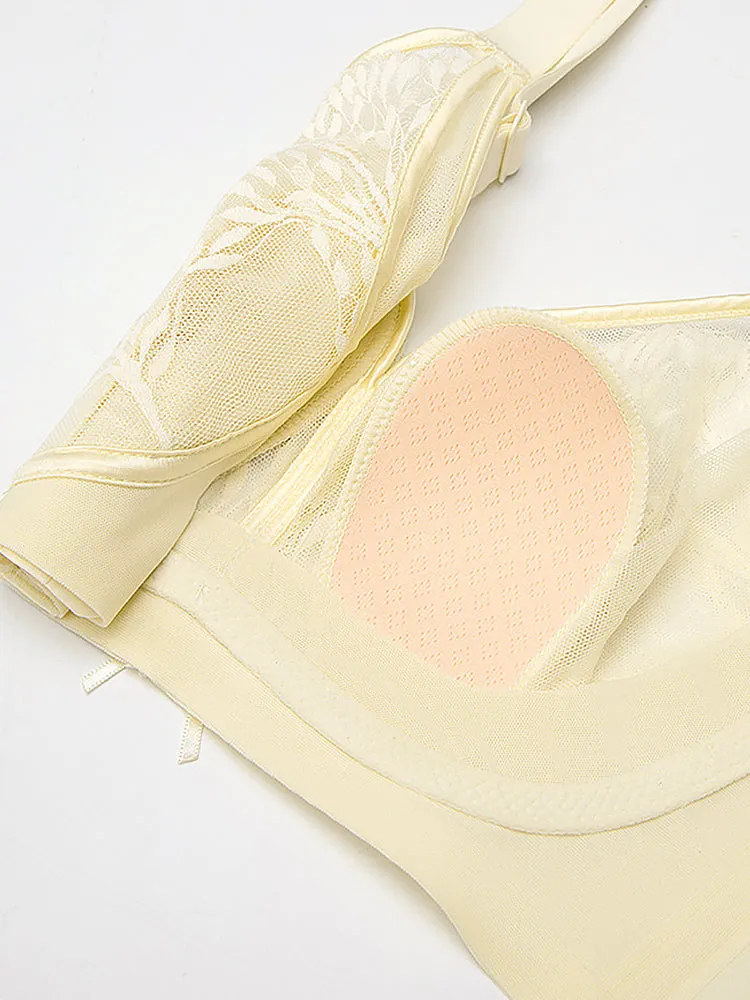 Lace Thin Rabbit Ear Padded Wireless Bra