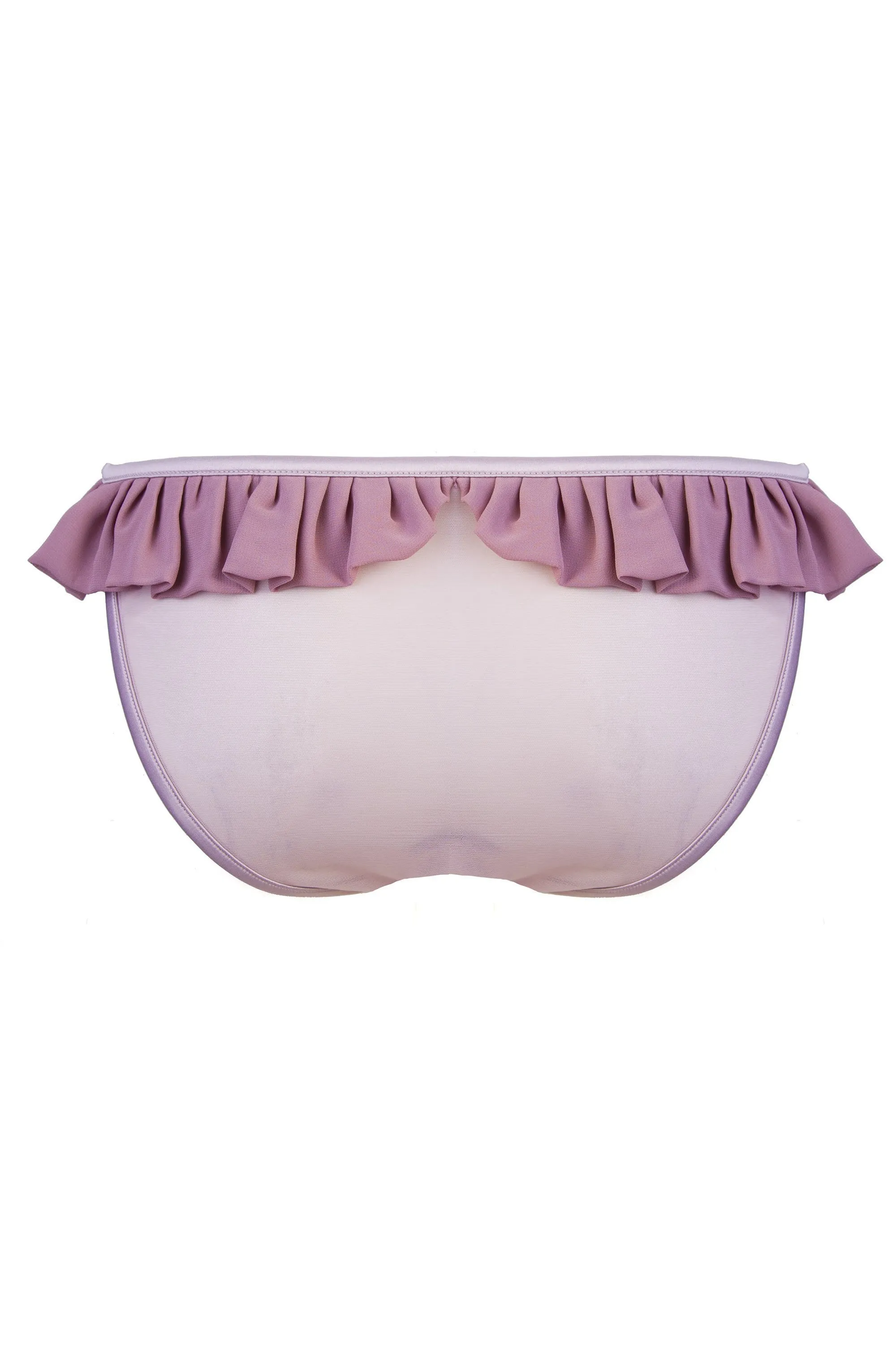 Lana Heather Chiffon Frill Ouvert Brief
