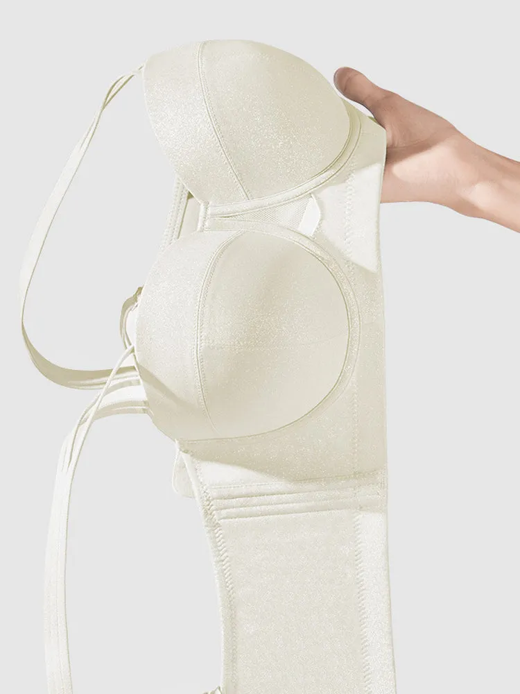 Lift and Push Up Multi-Strap Bra