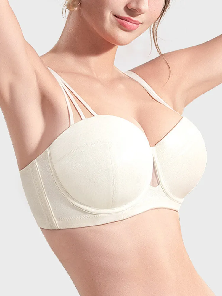 Lift and Push Up Multi-Strap Bra