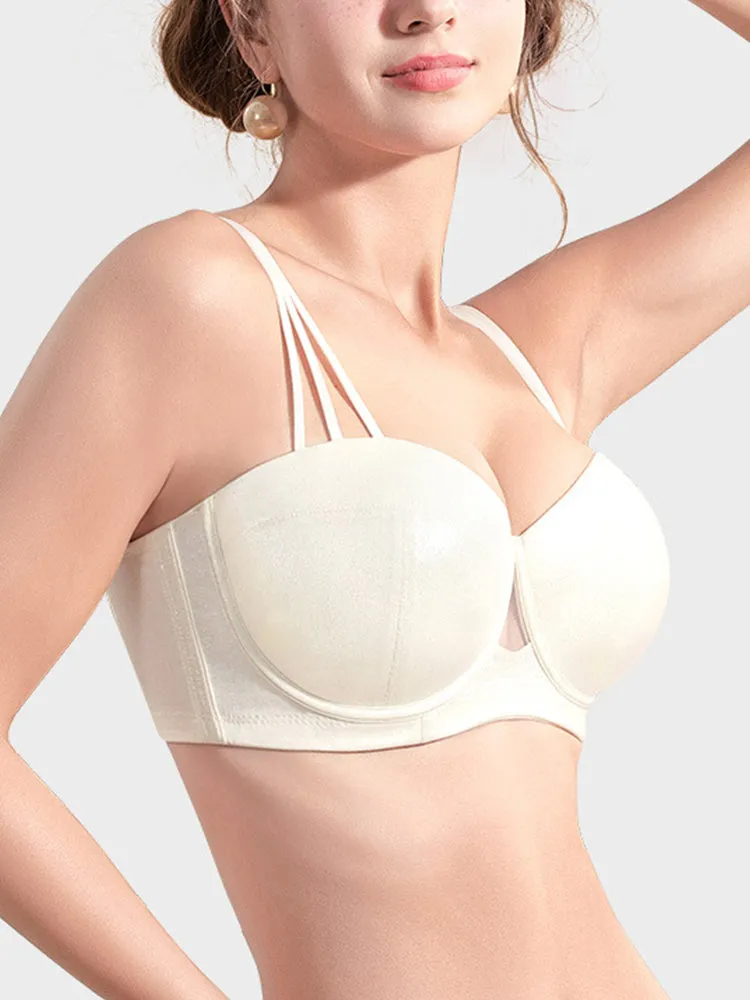 Lift and Push Up Multi-Strap Bra