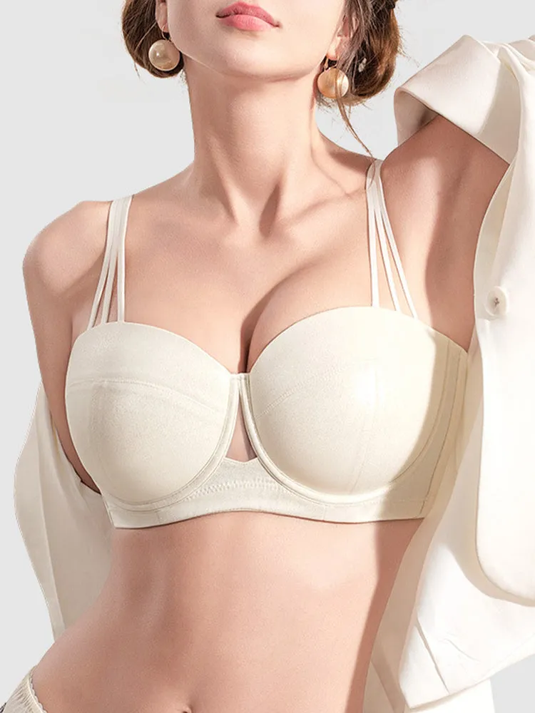 Lift and Push Up Multi-Strap Bra