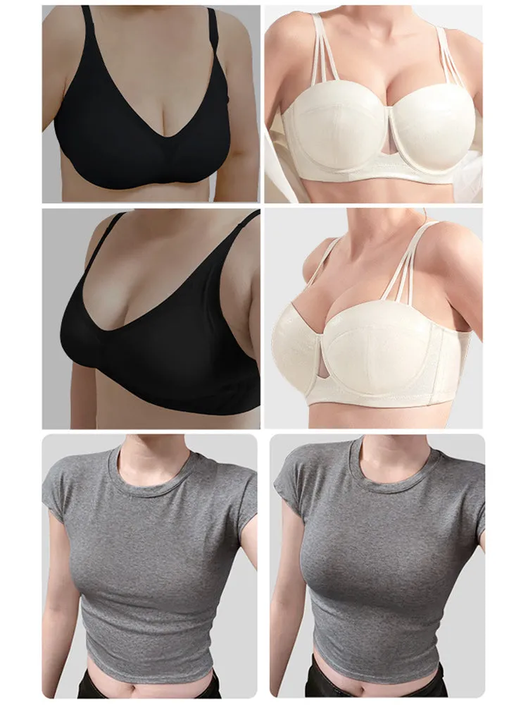 Lift and Push Up Multi-Strap Bra