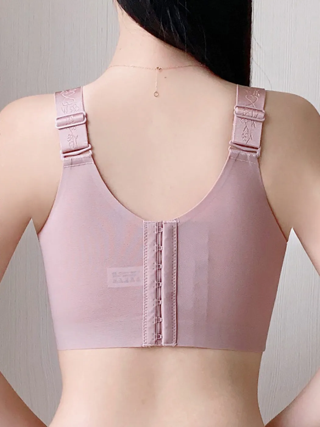 Lift-Up Anti-Sagging Thin Wire-Free Minimizer Bra