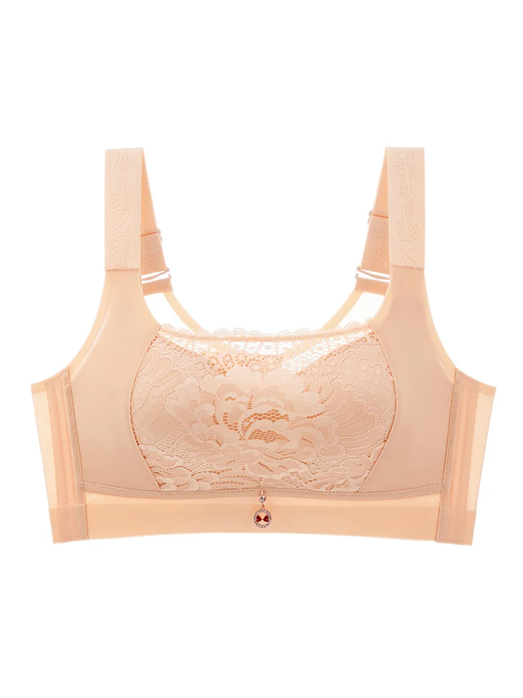 Lift-Up Anti-Sagging Thin Wire-Free Minimizer Bra