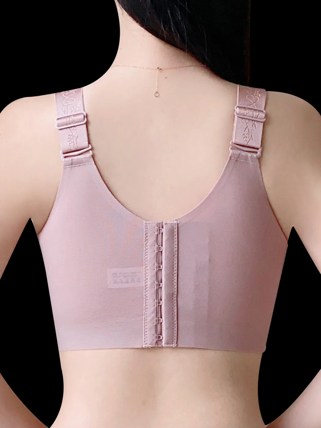 Lift-Up Anti-Sagging Thin Wire-Free Minimizer Bra