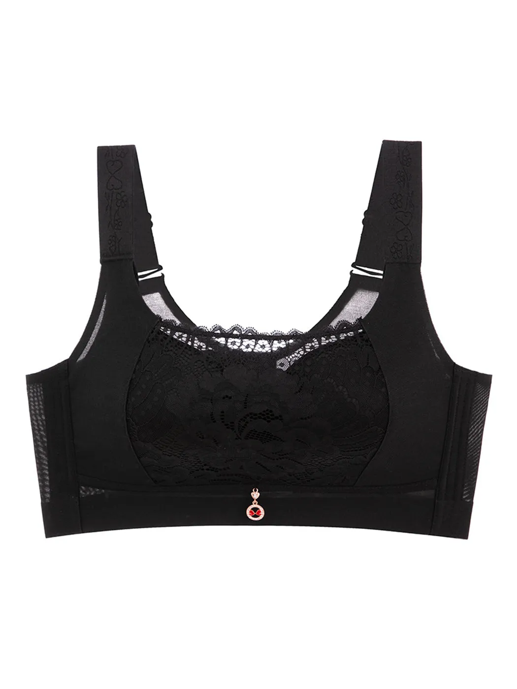 Lift-Up Anti-Sagging Thin Wire-Free Minimizer Bra