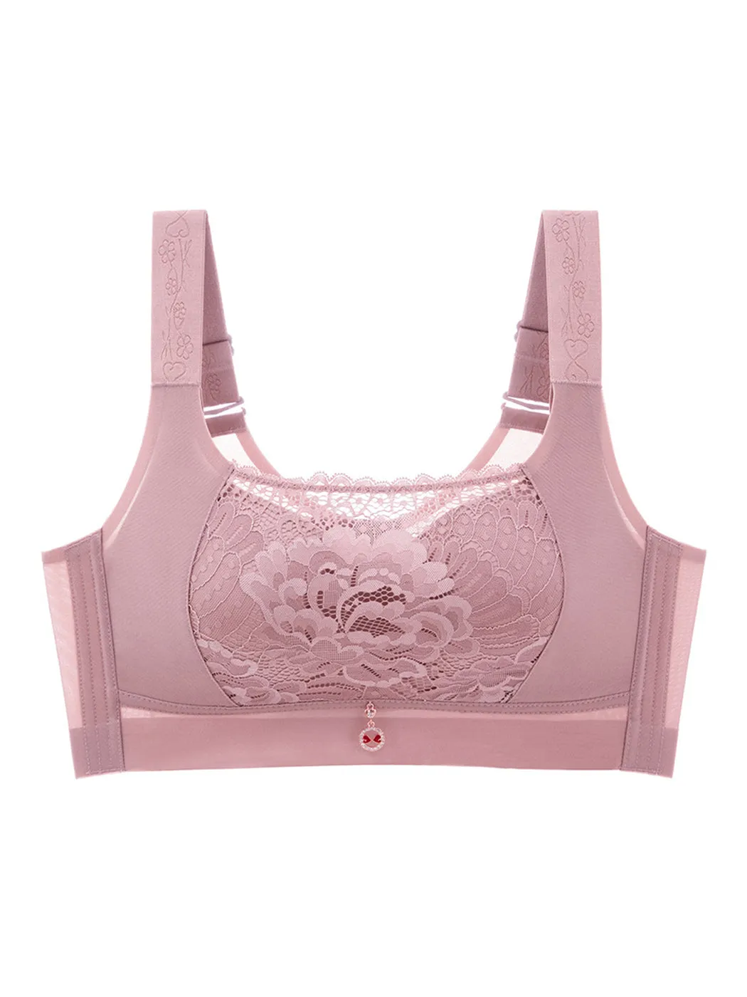 Lift-Up Anti-Sagging Thin Wire-Free Minimizer Bra