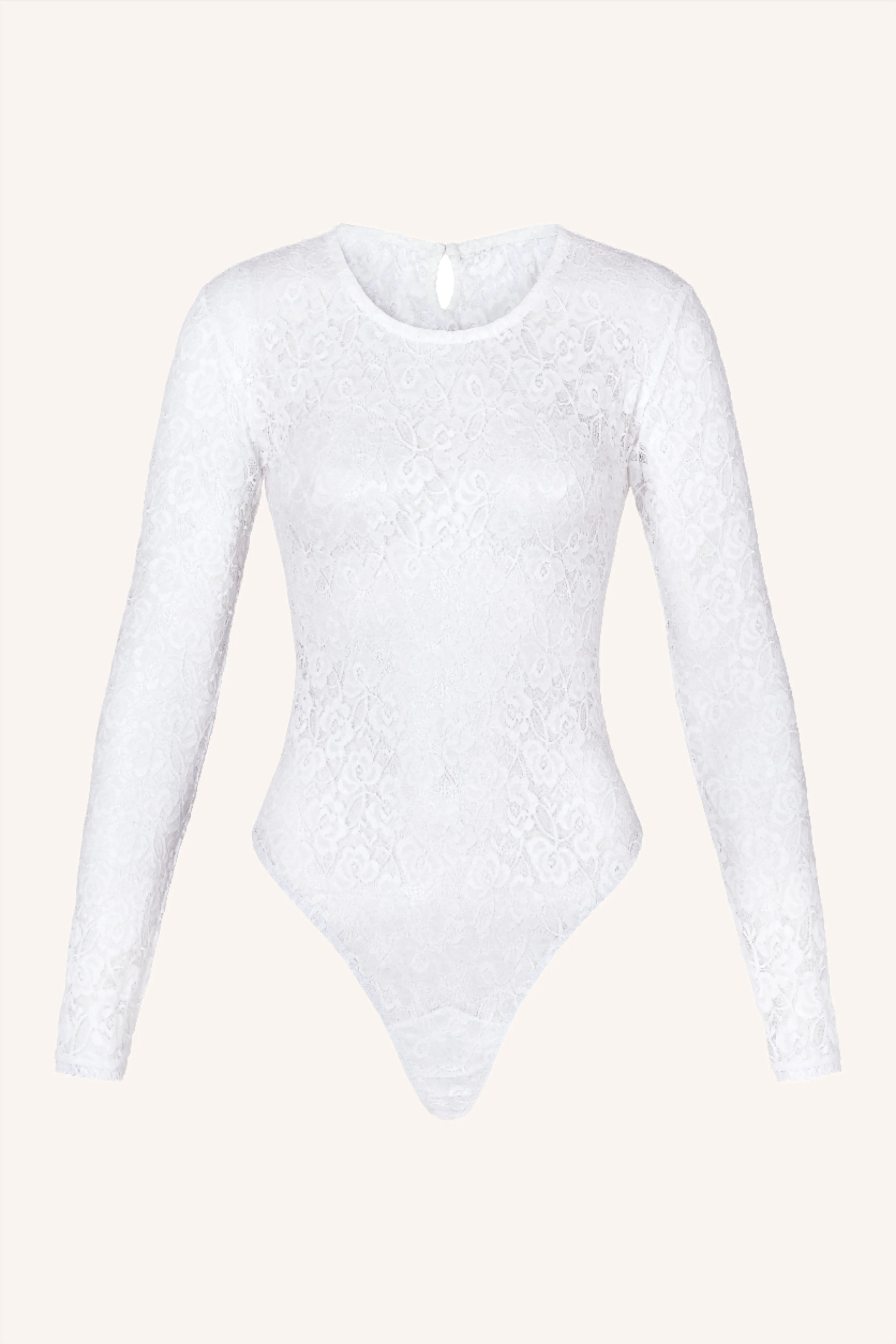 Long Sleeve Bodysuit White