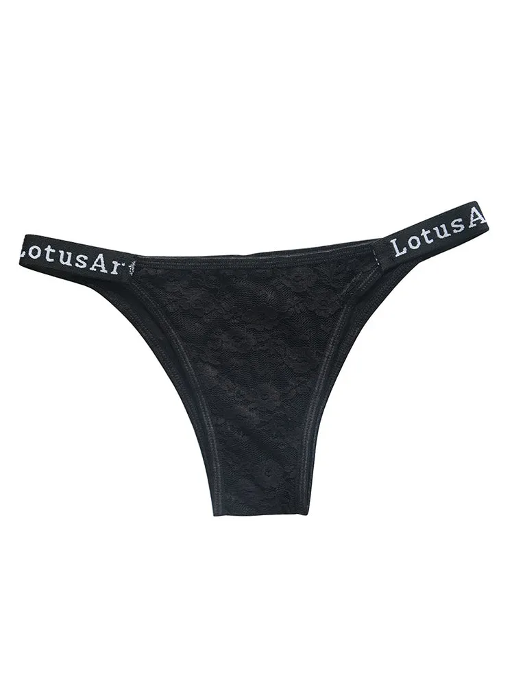 Low Waist Sexy Lace Thong Panties