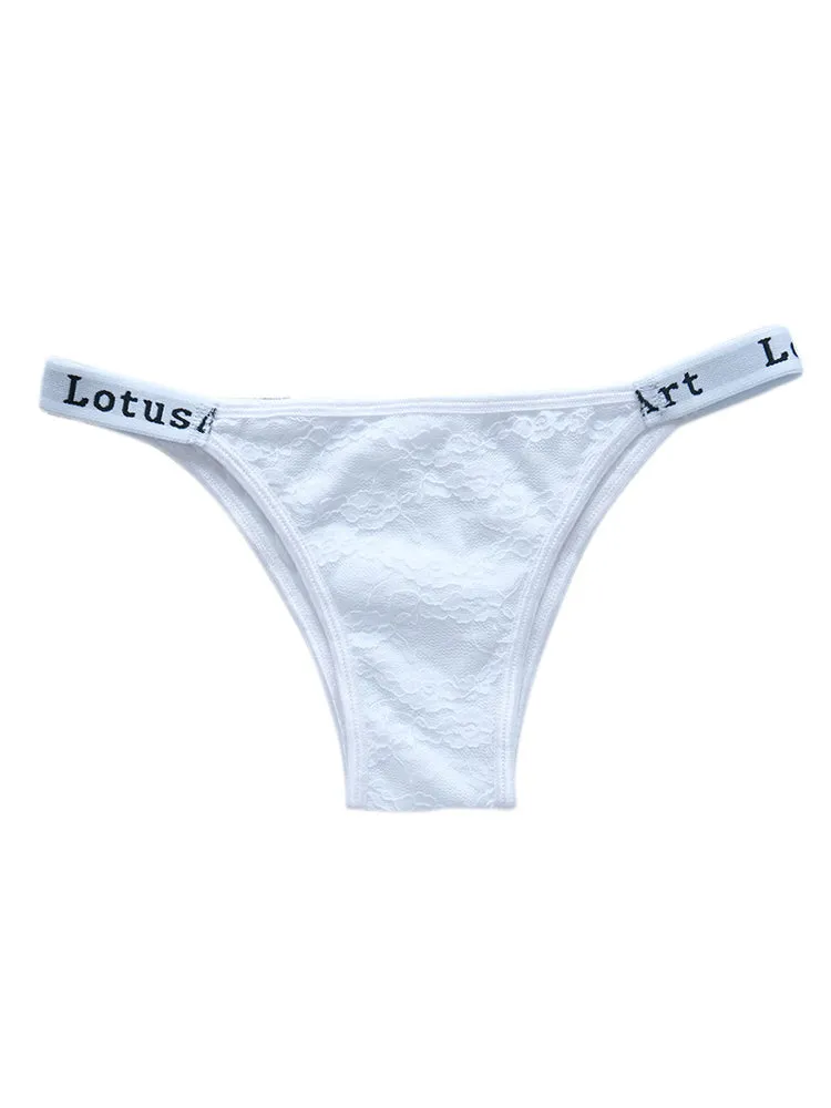 Low Waist Sexy Lace Thong Panties