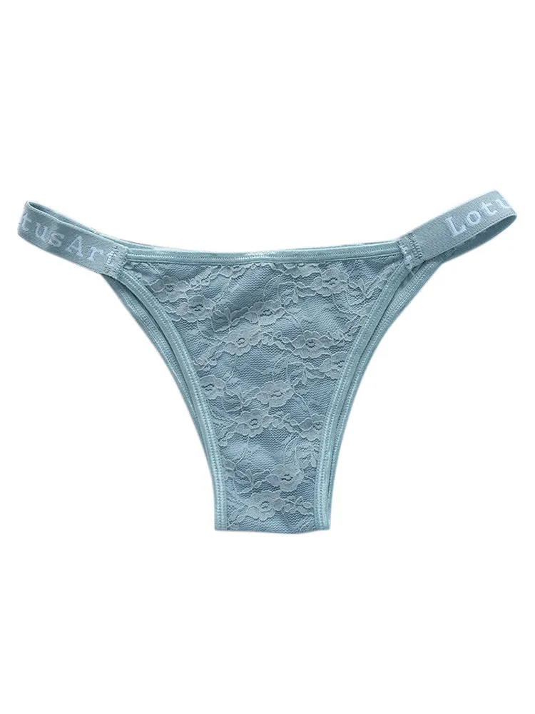 Low Waist Sexy Lace Thong Panties