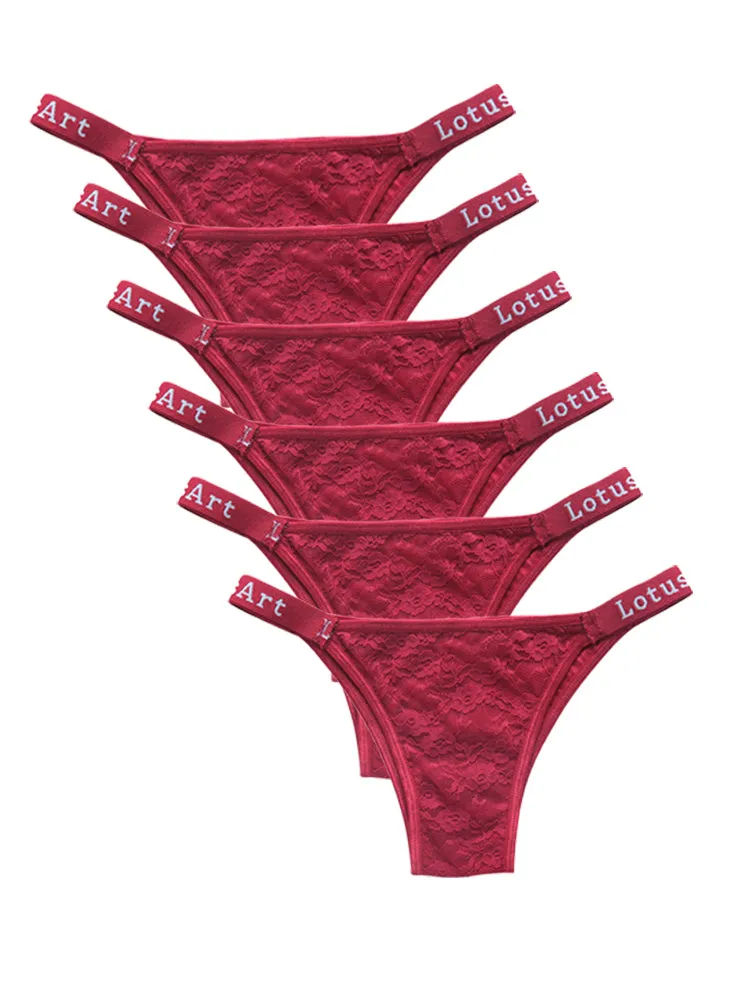 Low Waist Sexy Lace Thong Panties