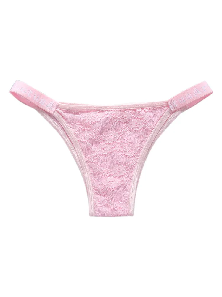 Low Waist Sexy Lace Thong Panties