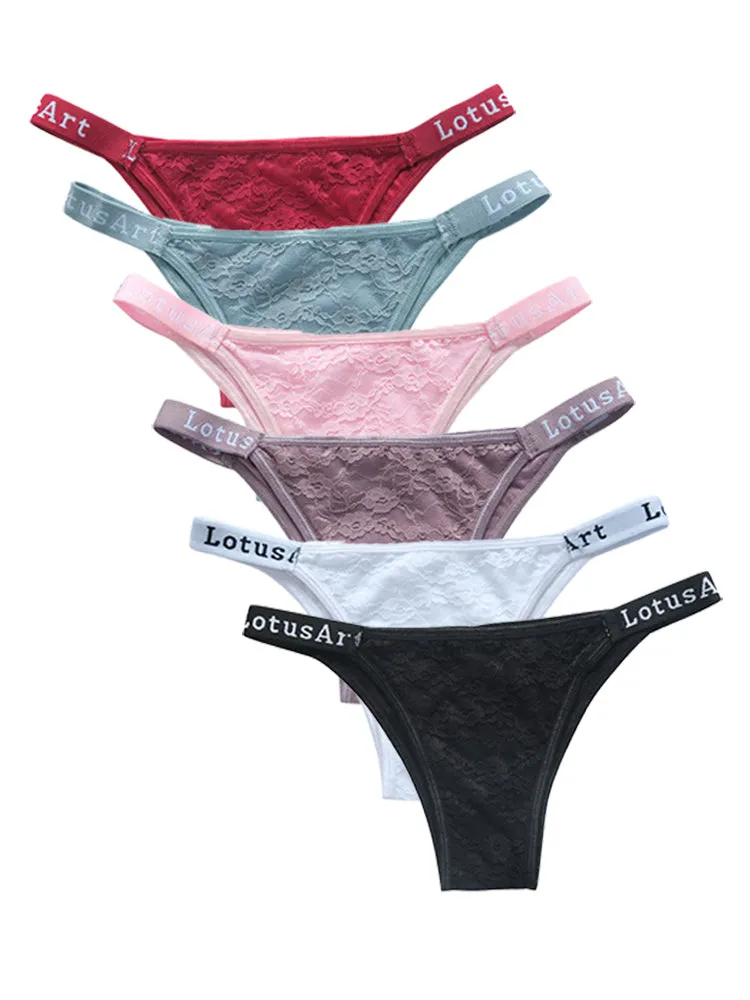 Low Waist Sexy Lace Thong Panties
