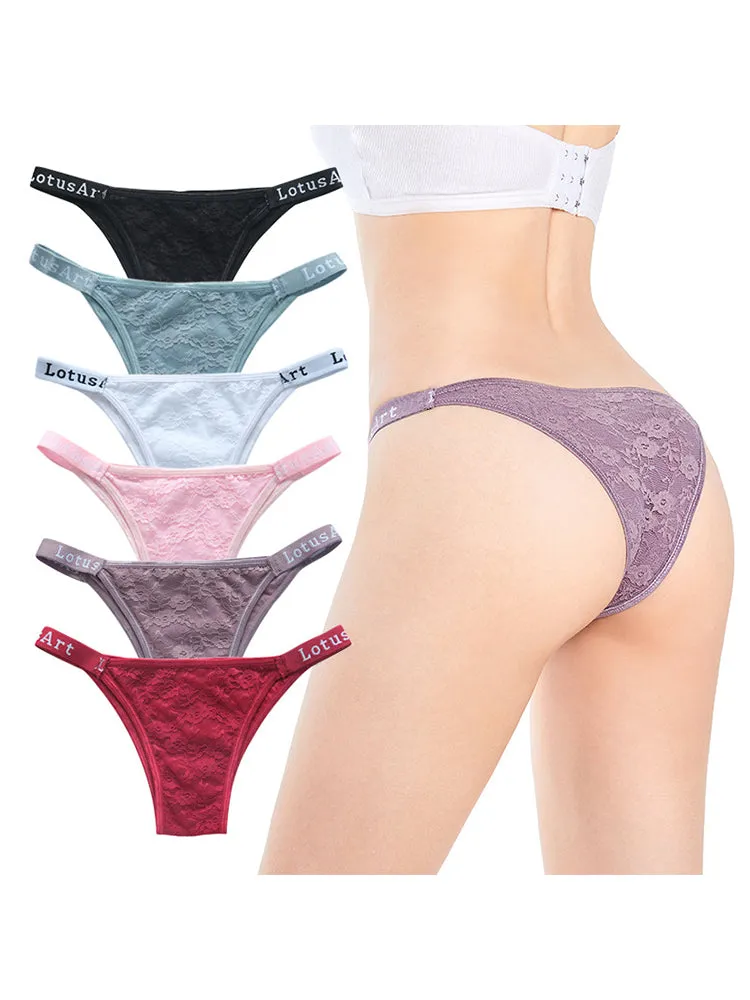 Low Waist Sexy Lace Thong Panties