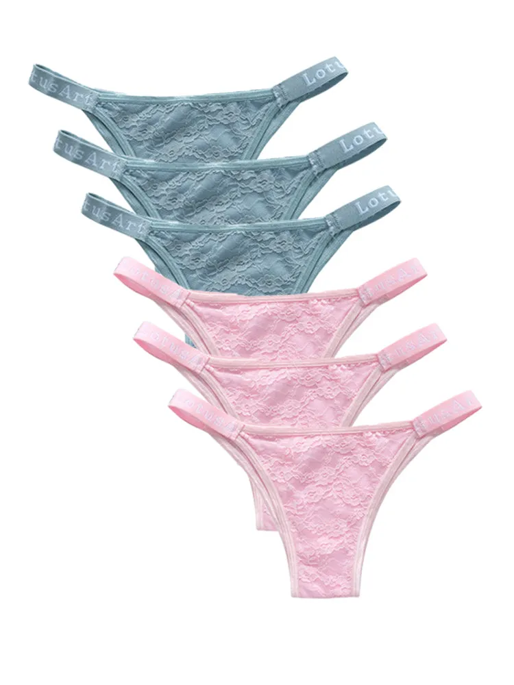 Low Waist Sexy Lace Thong Panties