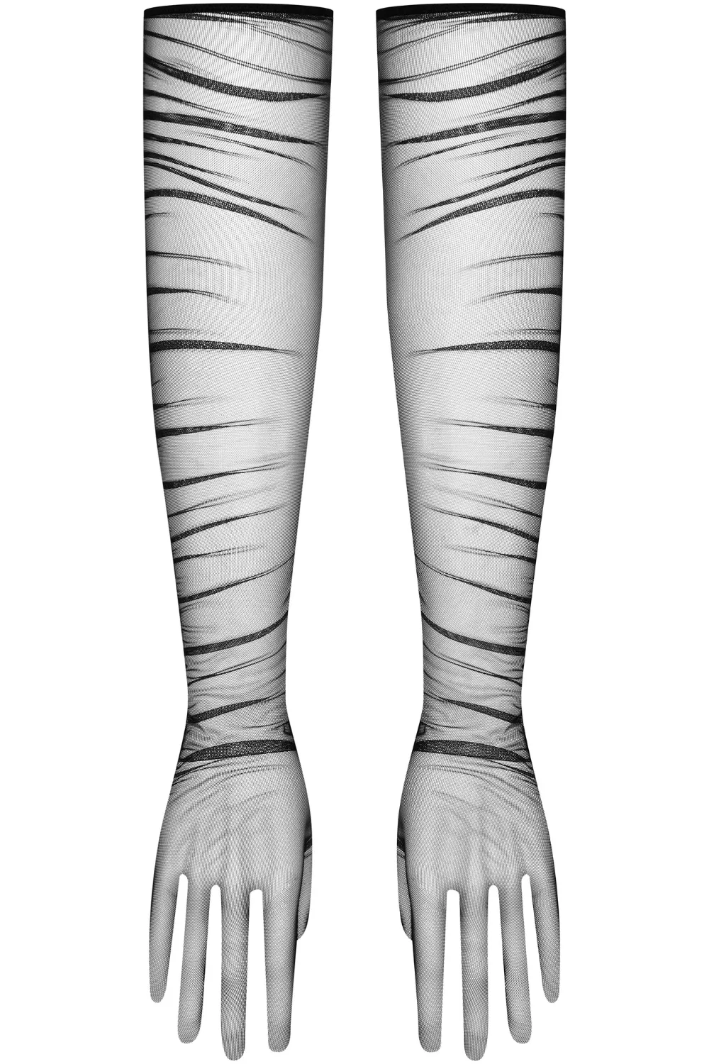 Nuit Fauve Sheer Opera Gloves