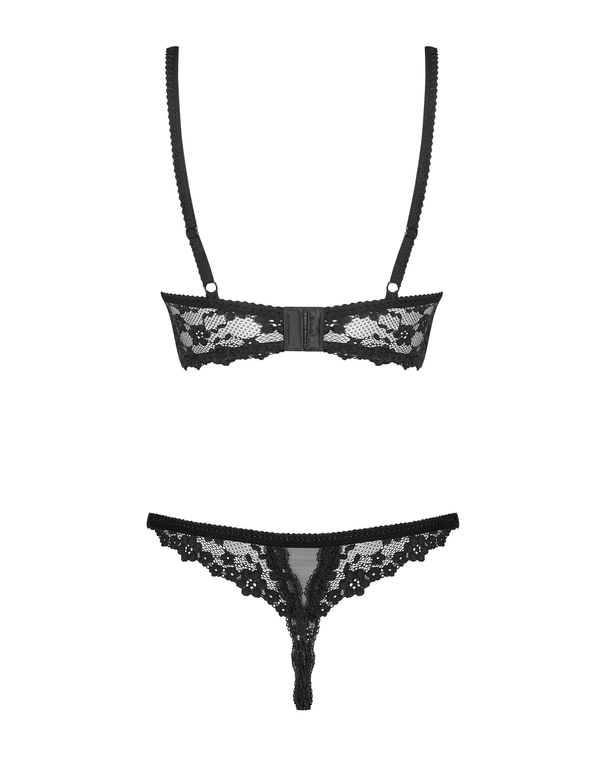Obsessive Letica Quarter Cup Shelf Bra Set