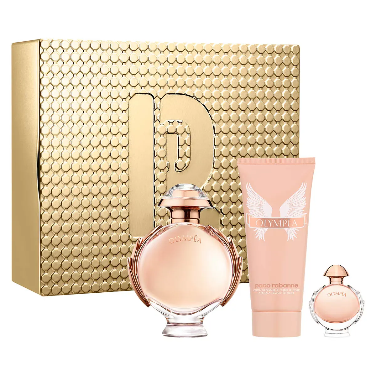 Olympea by Paco Rabanne 80ml EDP 3 Piece Gift Set