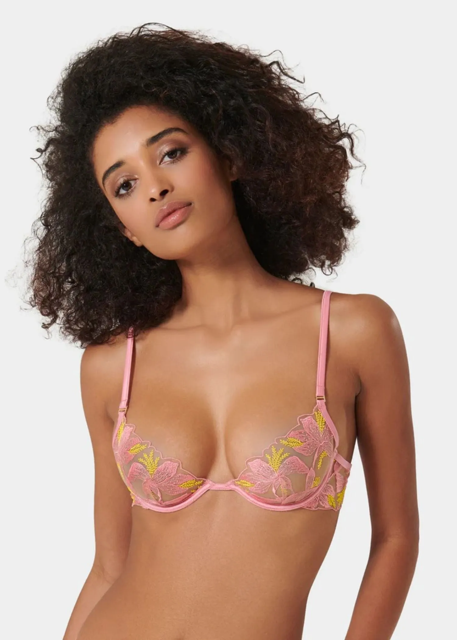Patrice Wired Bra (Dianthus Pink/Blazing Yellow)