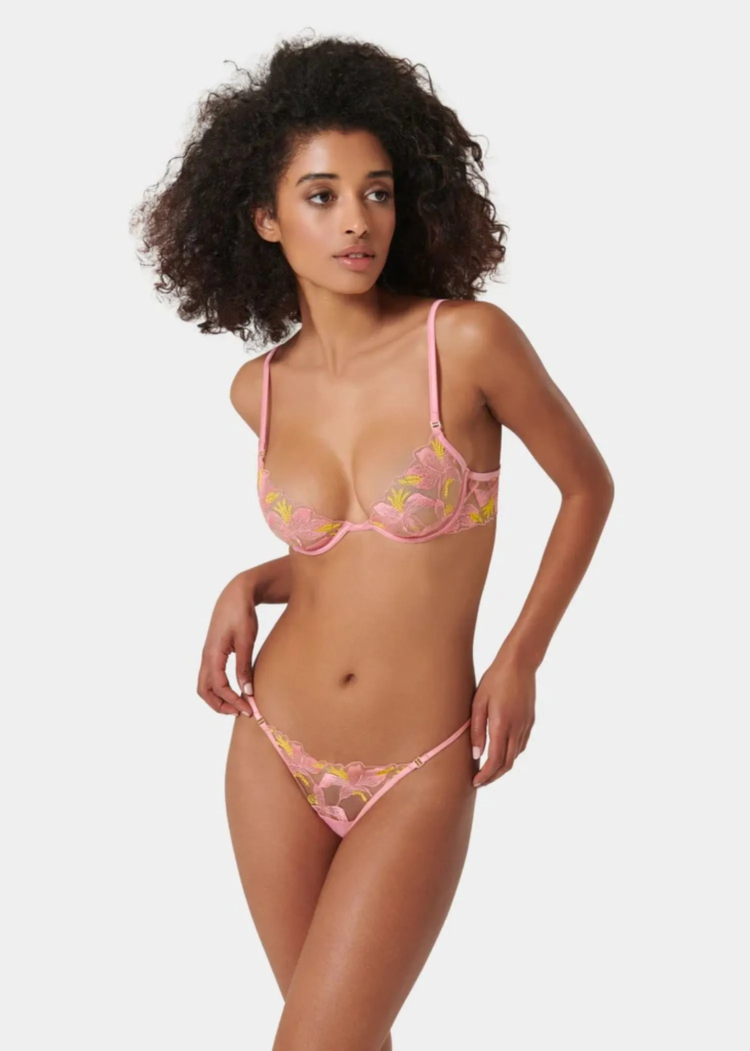 Patrice Wired Bra (Dianthus Pink/Blazing Yellow)