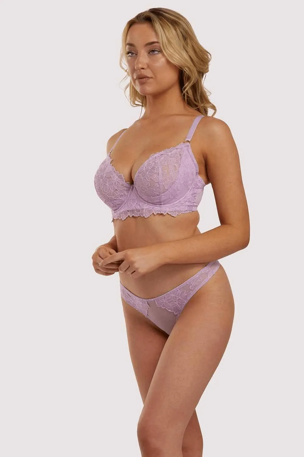 Playful Promises Lila Thong Lilac