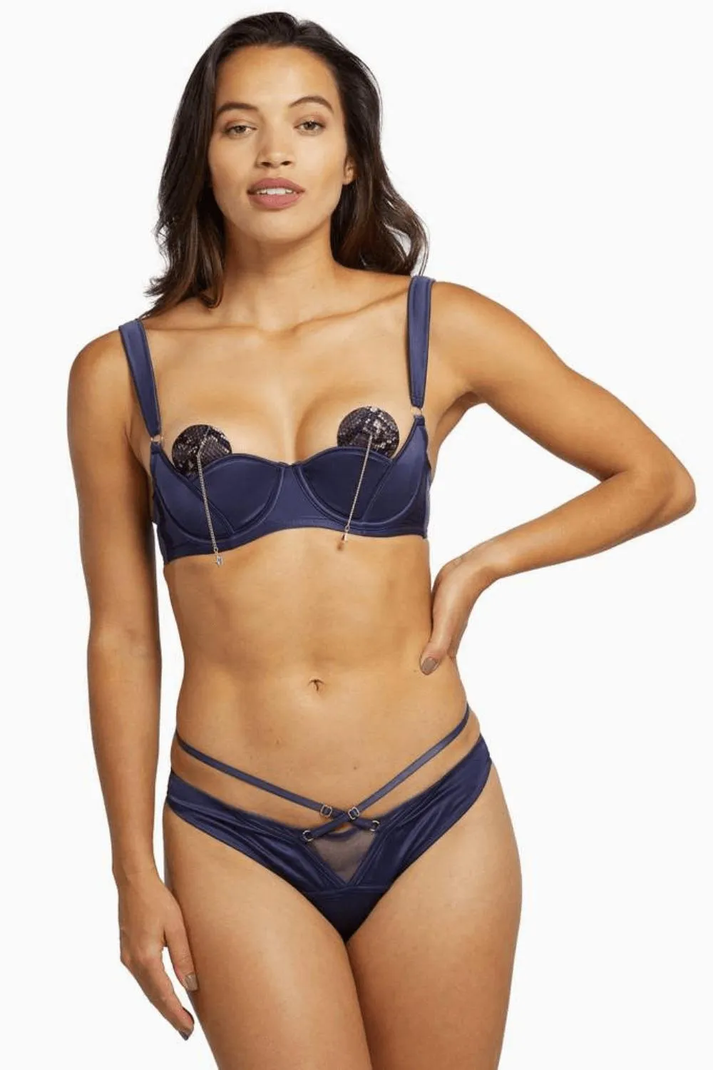 Playful Promises Philly Satin Tulip Thong