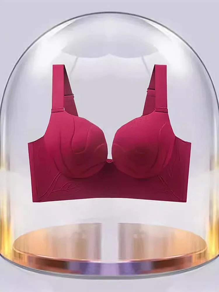 Plus Size Seamless Minimizer Bra - Push-Up Lift & Anti-Sagging Support