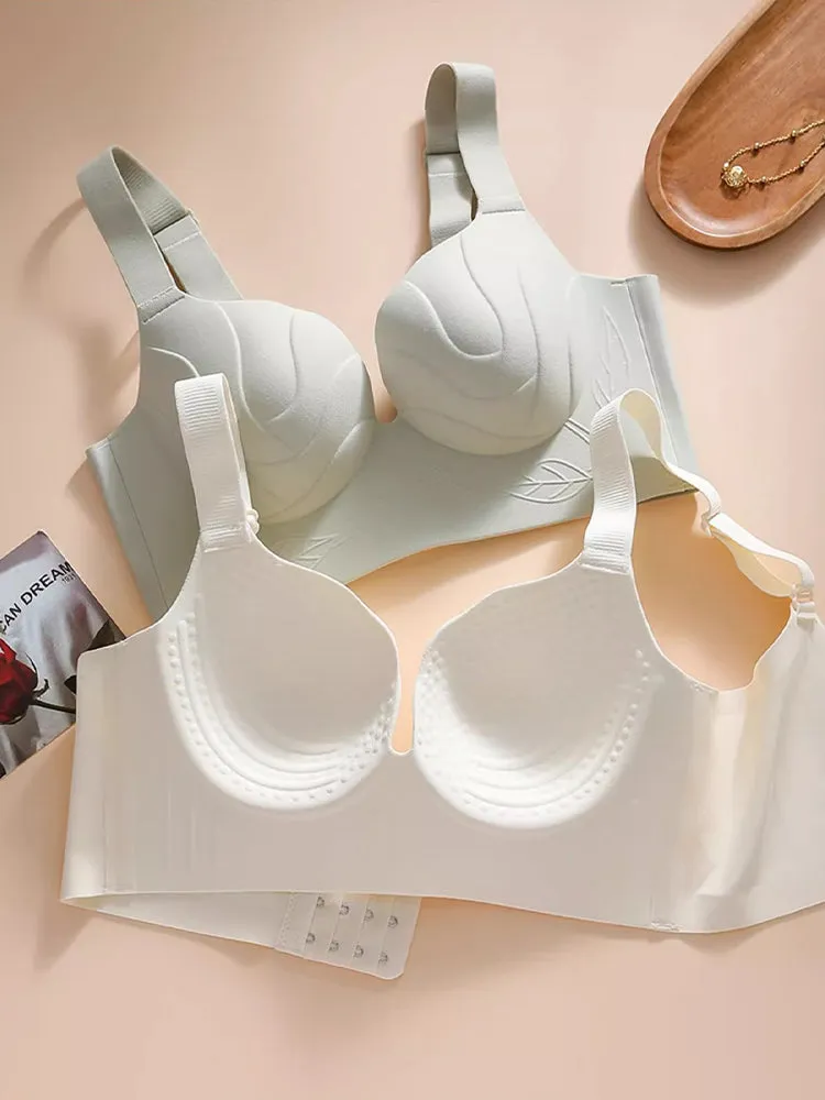 Plus Size Seamless Minimizer Bra - Push-Up Lift & Anti-Sagging Support