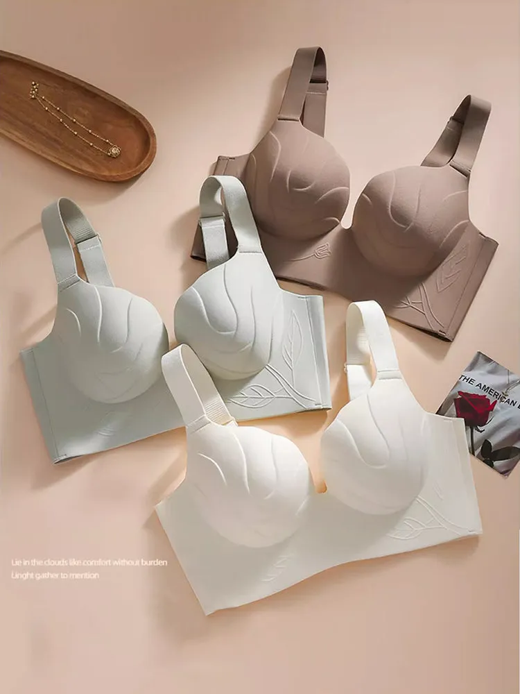 Plus Size Seamless Minimizer Bra - Push-Up Lift & Anti-Sagging Support