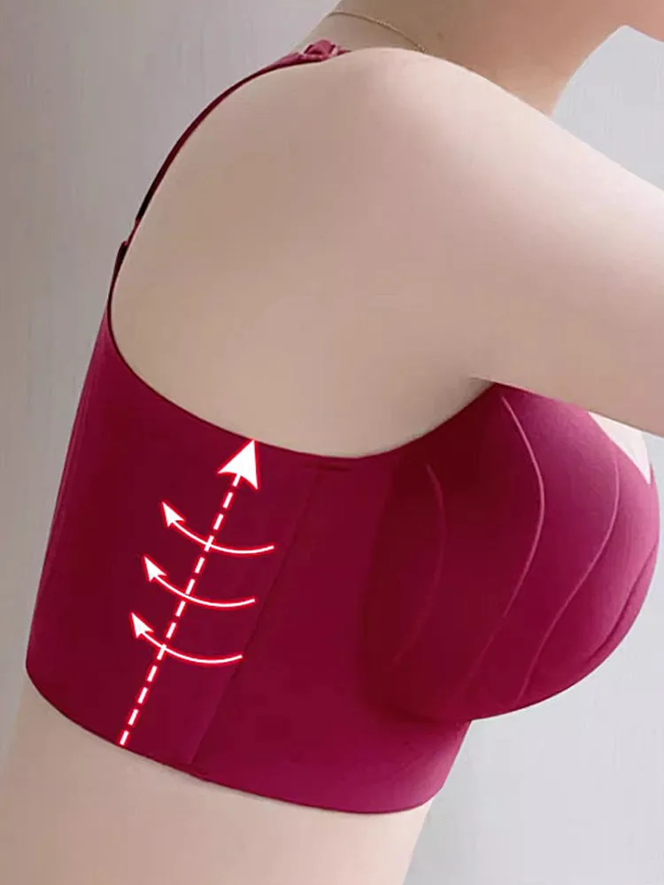 Plus Size Seamless Minimizer Bra - Push-Up Lift & Anti-Sagging Support