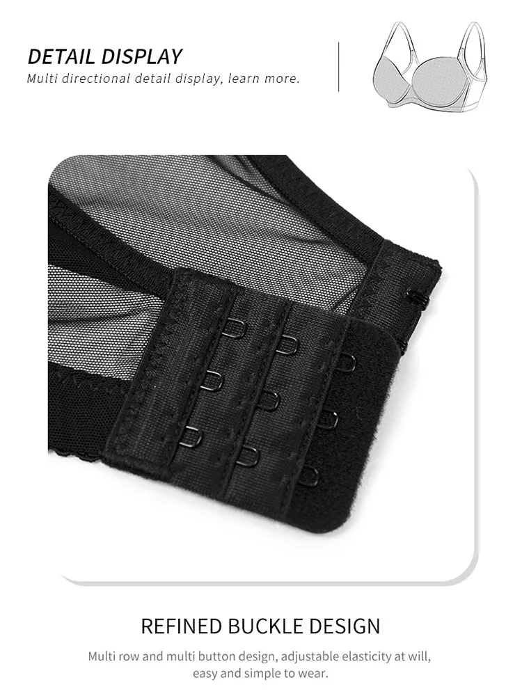 Plus Size Underwire Minimizer - Push-Up Lift & Anti-Sagging Support