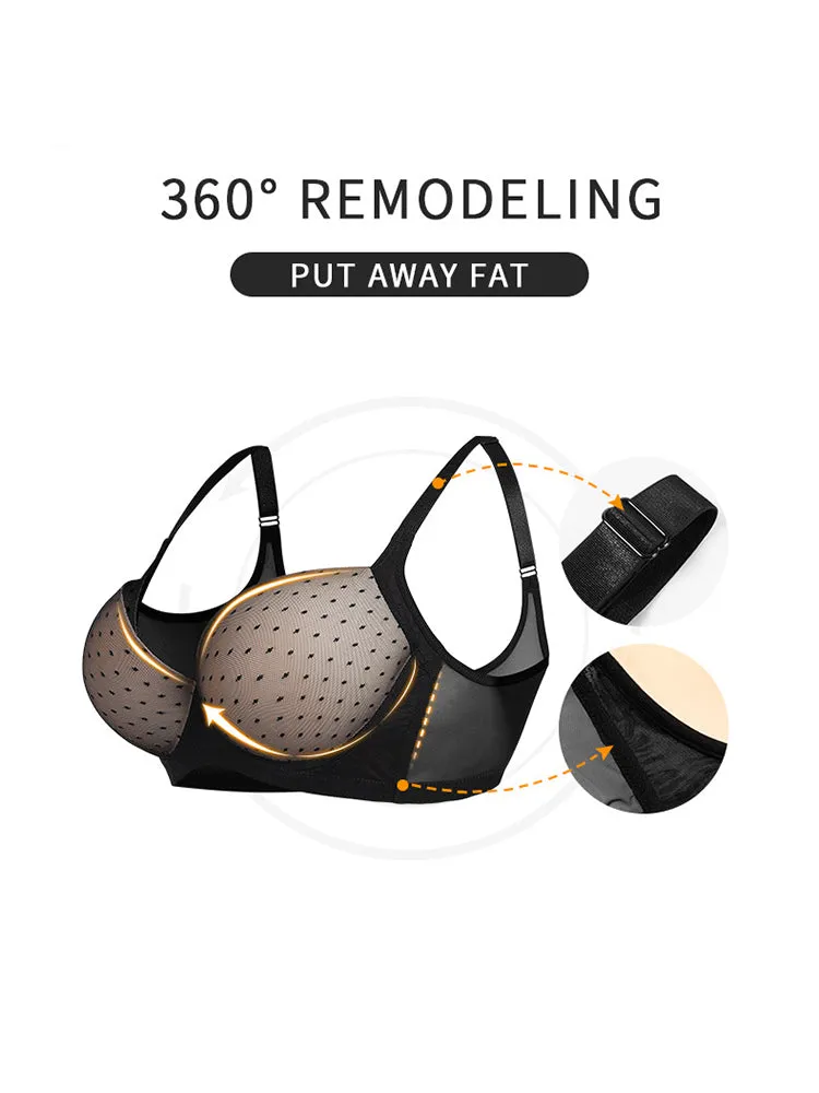 Plus Size Underwire Minimizer - Push-Up Lift & Anti-Sagging Support