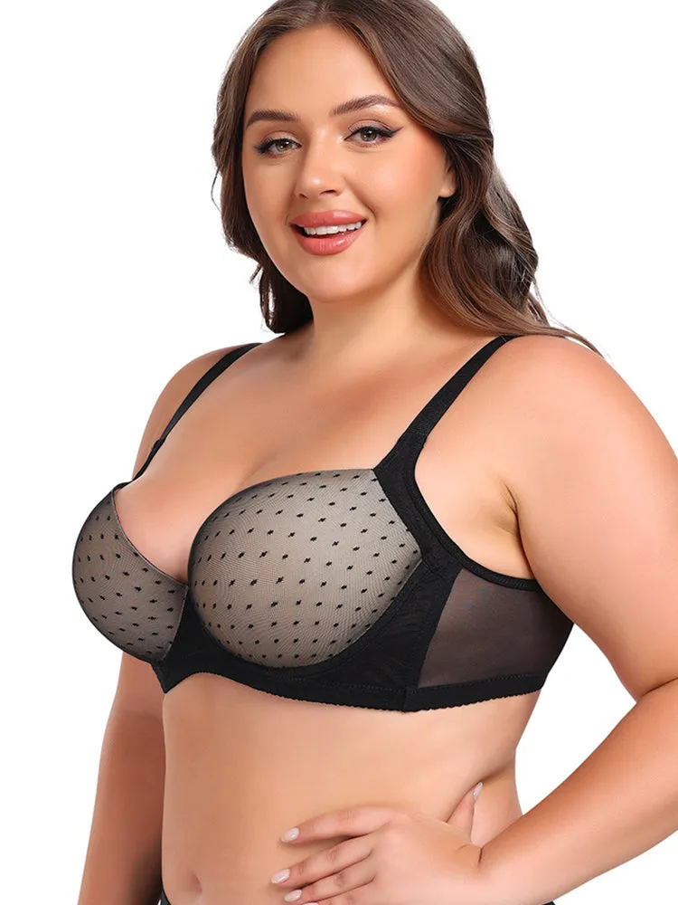 Plus Size Underwire Minimizer - Push-Up Lift & Anti-Sagging Support