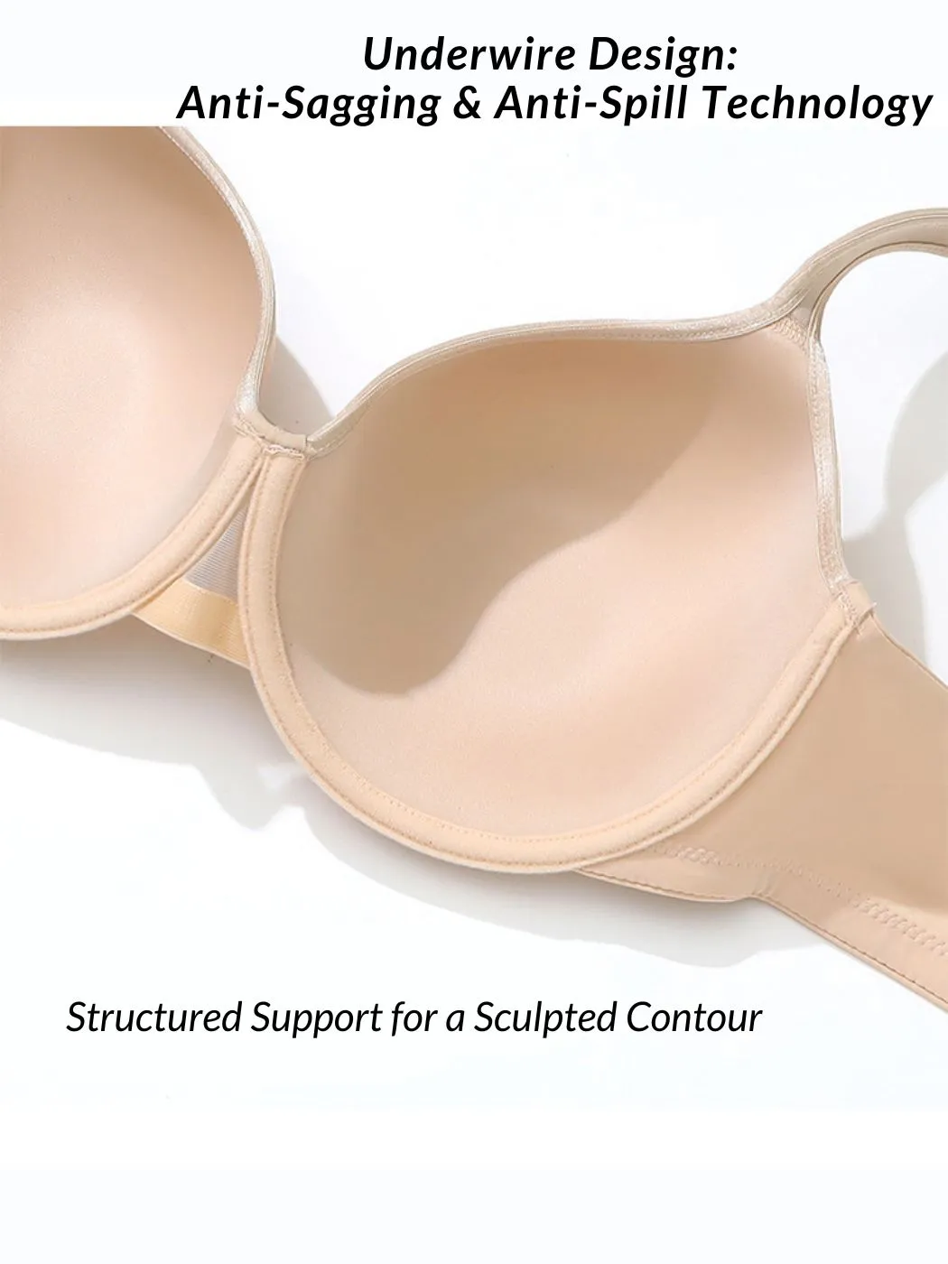 Push-Up Minimizer Bras Lift Support Anti-Sagging Design
