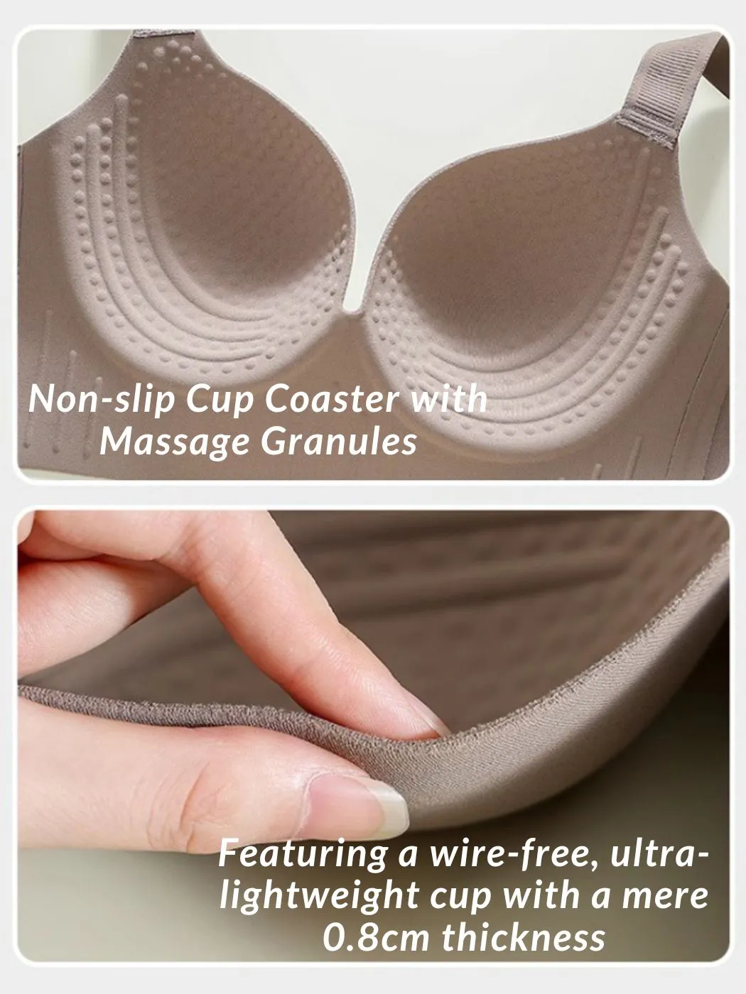 Push Up Wireless Bras Minimizer Bra