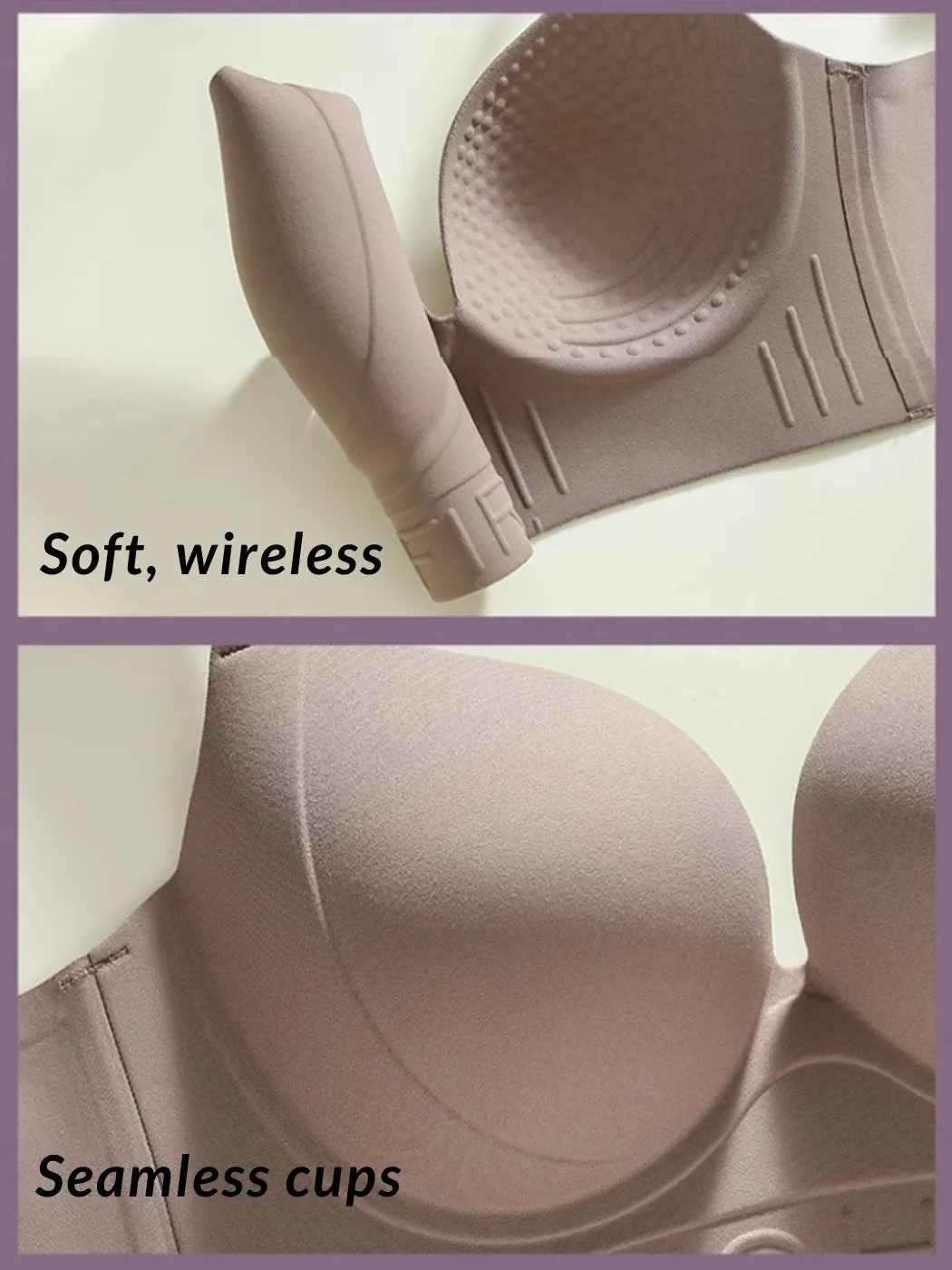 Push Up Wireless Bras Minimizer Bra