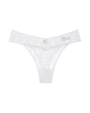 "Mrs" Original Rise Thong